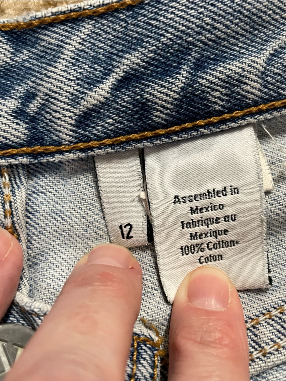 Vtg Y2K 90s Calvin Klein Jeans, 5 pocket straight leg, 100% cotton, size 12x32 - Picture 3 of 10